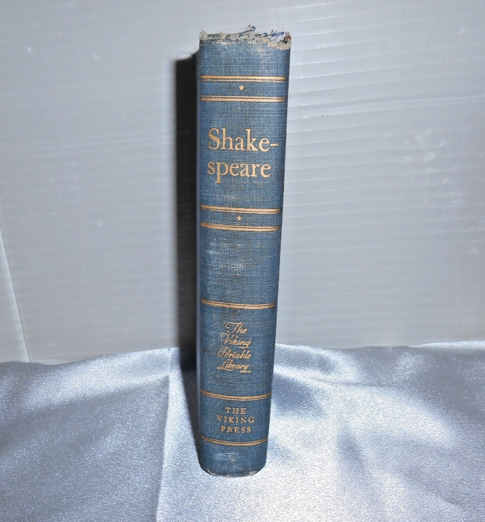 The Portable Shakespeare Viking Portable Library Hardcover 1944 Vintage Book